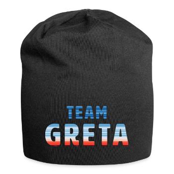 Team Greta | Warming Stripes - Jersey-Beanie - Schwarz - Vorne
