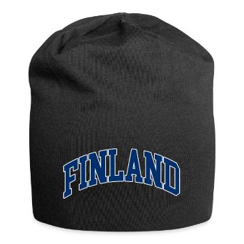 FINNLAND - Jersey-Beanie - Schwarz - Vorne