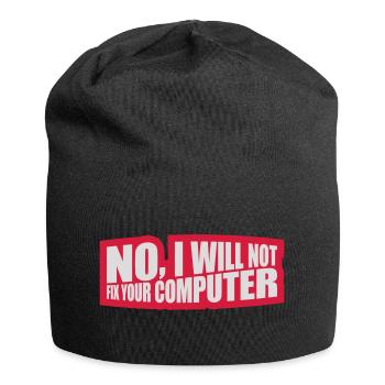Ne pas réparer votre ordinateur - Bonnet en jersey - noir - Devant