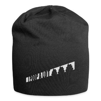 I poop a lot - Jersey-Beanie - Schwarz - Vorne