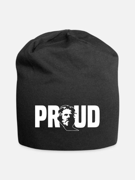 Kosovo. Albanien. Adem Jashari. Proud - Jersey-Beanie - Schwarz