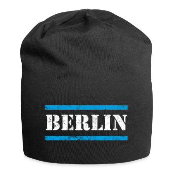 Berlin Vintage - Jersey Beanie - black - Front