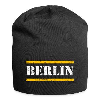 Berlin - Bonnet en jersey - noir - Devant