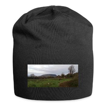 La reine veille sur son royaume - Bonnet en jersey - noir - Devant