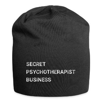 Secret Psychotherapist Business - Jersey Beanie - black - Front