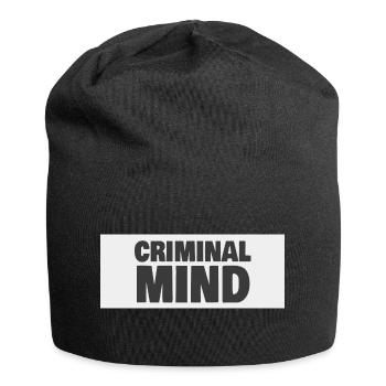 Criminal Mind - Jersey Beanie - black - Front