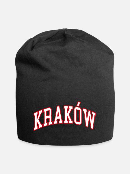 Kraków - Jersey-Beanie - Schwarz