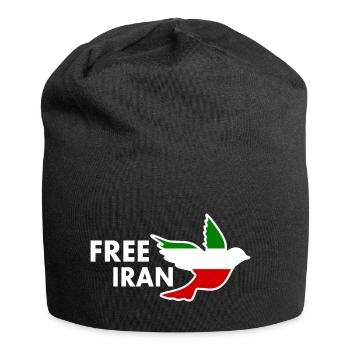 Free iran - Jersey-Beanie - Schwarz - Vorne