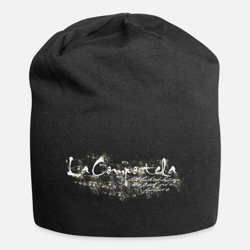 1179 Compostela - Jersey-Beanie - Schwarz