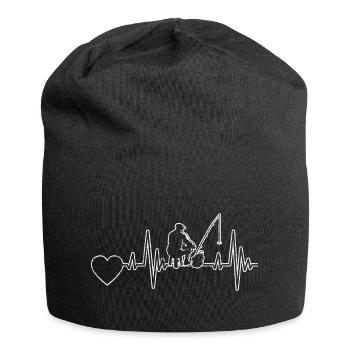 Fishing Fishing Fishing Fishing Fishing Hooks - Jersey Beanie - black - Front