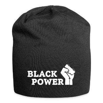 Puissance noire - Bonnet en jersey - noir - Devant
