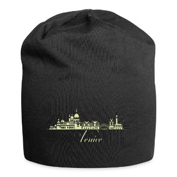 Venice Italy Venezia travel Europe gondola Venice - Jersey Beanie - black - Front