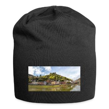Forteresse de Reichsburg (Reichsburg) Cochem Rhénanie - Bonnet en jersey - noir - Devant