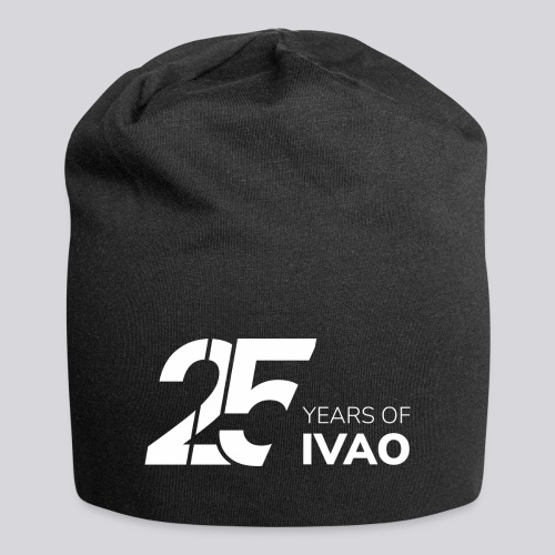 IVAO 25e anniversaire Blanc - Bonnet en jersey