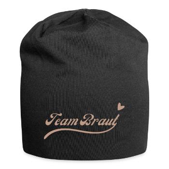Team Braut -team de la mariée - Bonnet en jersey - noir - Devant