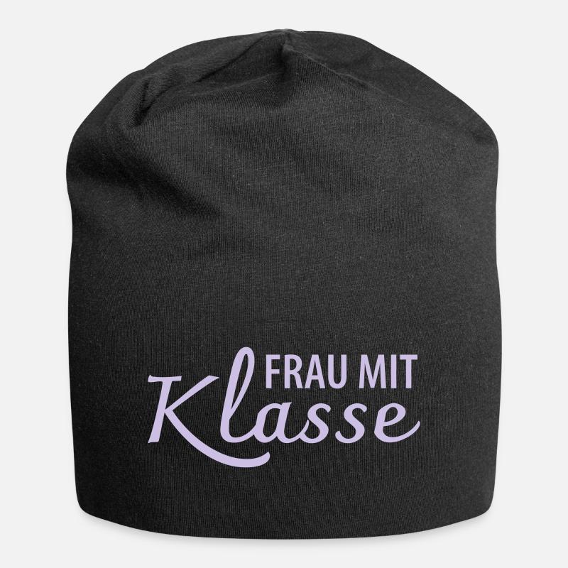 Frau Klasse Lehrerin - Jersey-Beanie - Schwarz