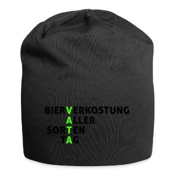 VATA TAG - Jersey-Beanie - Schwarz - Vorne