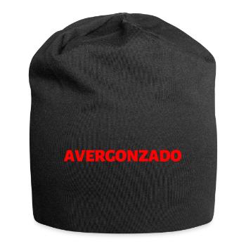 beschämt Spanisch Sprache - Jersey-Beanie - Schwarz - Vorne