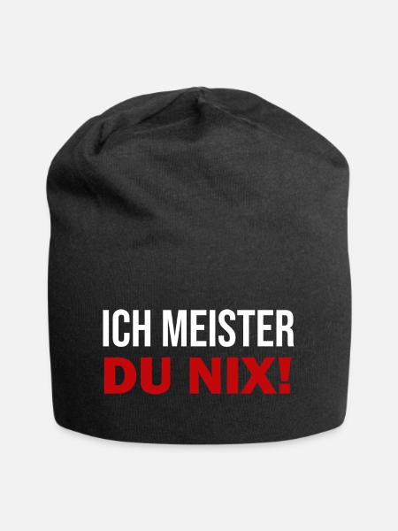 Handwerker Handyman Handwerk Werkzeug Baustelle - Jersey-Beanie - Schwarz