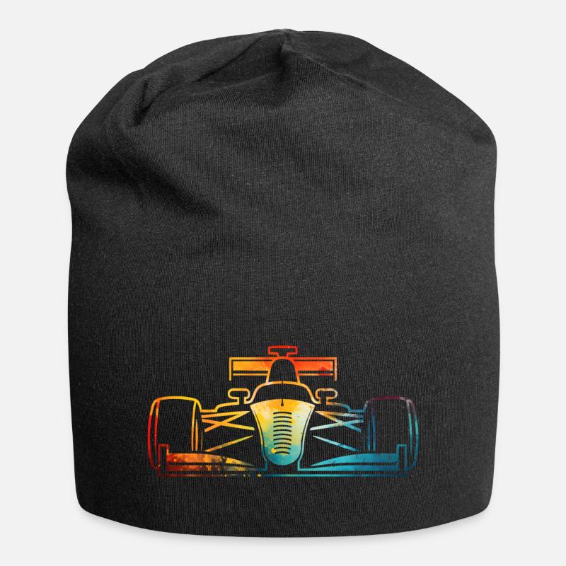 Race car - Jersey Beanie - black
