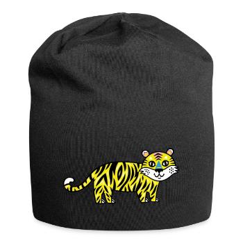 Wildtiere - Jersey-Beanie - Schwarz - Vorne