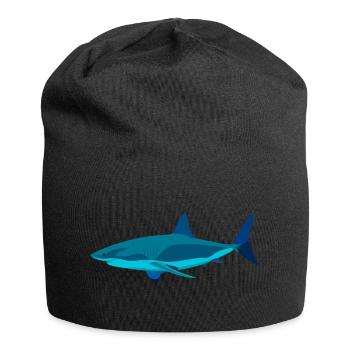Meerestiere - Jersey-Beanie - Schwarz - Vorne