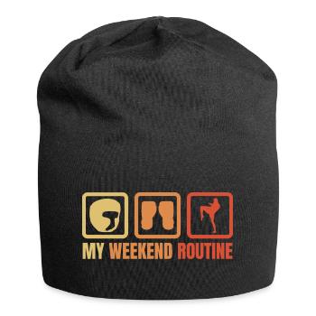 Week-end Kickboxer - Bonnet en jersey - noir - Devant