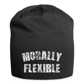 MORALLY FLEXIBLE - Jersey-Beanie - Schwarz - Vorne