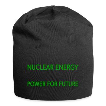 nuclear energy - Jersey-Beanie - Schwarz - Vorne