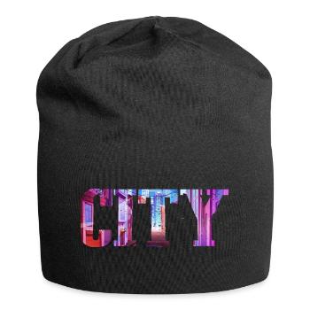 City - Jersey-Beanie - Schwarz - Vorne