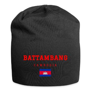 Battambang, Cambodia - Jersey Beanie - black - Front