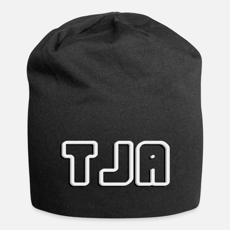 tja - Jersey-Beanie - Schwarz