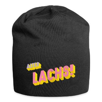 Alter Lachs - Jersey-Beanie - Schwarz - Vorne