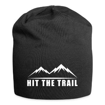 Trail Run Ultra Running Mountain Trekking Running - Jersey Beanie - black - Front