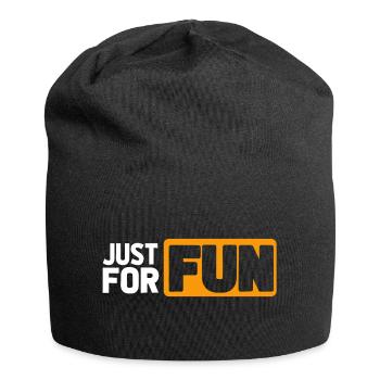 JUSTE POUR LE PLAISIR - Bonnet en jersey - noir - Devant