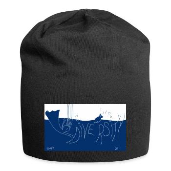 Diversité - Bonnet en jersey - noir - Devant