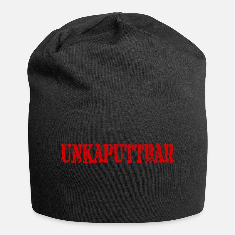 UNKAPUTTBAR - Jersey-Beanie - Schwarz