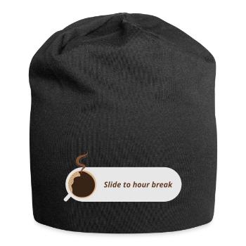Slide to hour break - Bonnet en jersey - noir - Devant