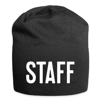 STAFF - Bonnet en jersey - noir - Devant
