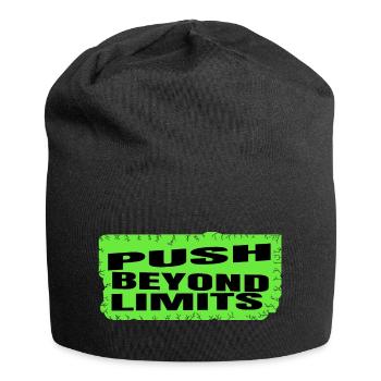 Cadeau heureux Endurance physique - Bonnet en jersey - noir - Devant