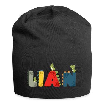Lian Dino2 - Jersey Beanie - black - Front