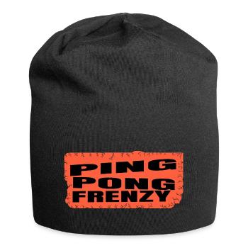 gift fast-paced table tennis bday geek awesome - Jersey-Beanie - Schwarz - Vorne