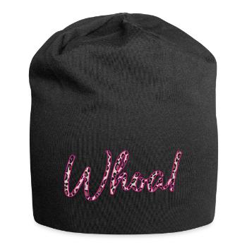 Ho! Casquette Western Rider Reining Leo Rose - Bonnet en jersey - noir - Devant