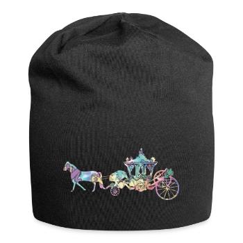 Carriage silhouette - Jersey Beanie - black - Front