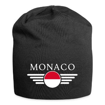 Monaco T-Shirt: Glamour, Glanz - Jersey-Beanie - Schwarz - Vorne