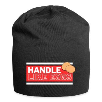 Handle like eggs - Jersey Beanie - black - Front