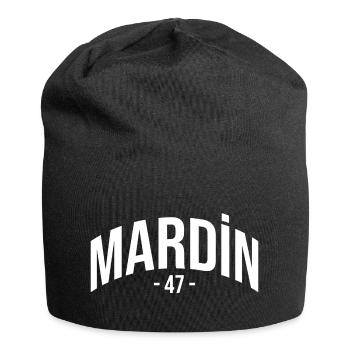 Mardin 47 Turkey Turkiye Gift Holiday TR Türk - Jersey Beanie - black - Front