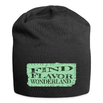 cadeau de découverte citations idée de cadeau d’anniversaire - Bonnet en jersey - noir - Devant