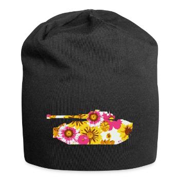 Friedenspanzer - Jersey-Beanie - Schwarz - Vorne