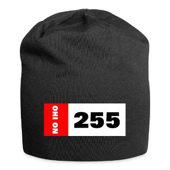 OVER IS 255 - SA-INT - Es ist vorbei - Jersey-Beanie - Schwarz - Vorne